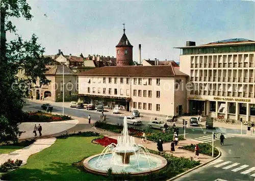 AK / Ansichtskarte Bad Kissingen Postplatz Kat. Bad Kissingen