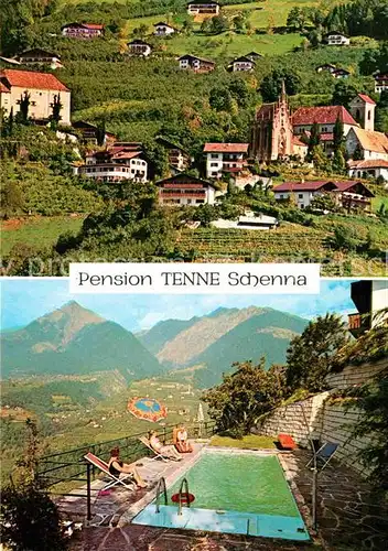 AK / Ansichtskarte Schenna Meran Pension Tenne Kat. Italien