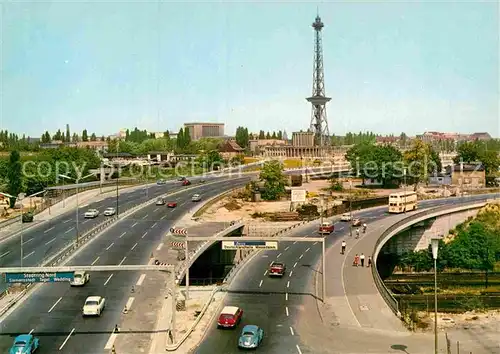 AK / Ansichtskarte Berlin Schnellstrasse Funkturm Kat. Berlin