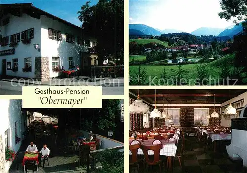 AK / Ansichtskarte Eisenaerzt Gasthaus Pension Obermayer Kat. Siegsdorf
