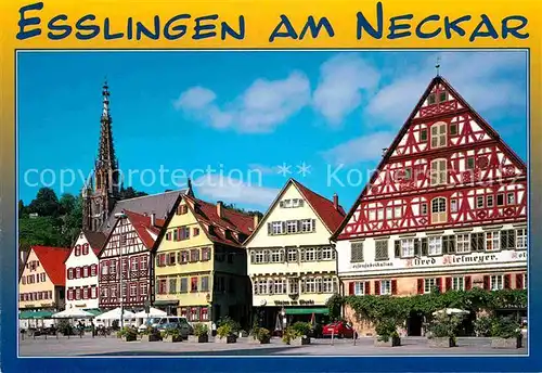 AK / Ansichtskarte Esslingen Neckar Marktplatz Kielmeyerhaus Kat. Esslingen am Neckar