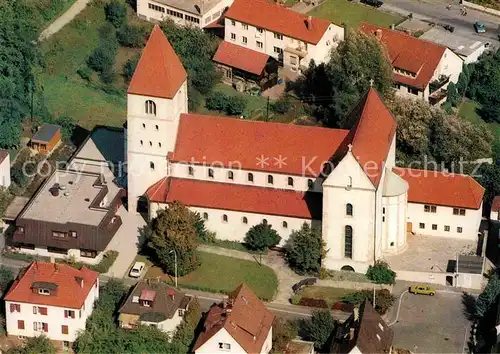 AK / Ansichtskarte Oberesslingen Fliegeraufnahme Sankt Albertus Magnus Kat. Esslingen am Neckar