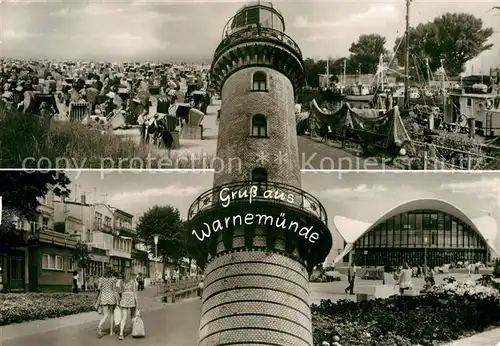 AK / Ansichtskarte Warnemuende Ostseebad Leuchtturm  Kat. Rostock