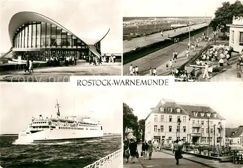 AK / Ansichtskarte Rostock Warnemuende Gaststaette Teepott Strandpromenade Erholungsheim am Alten Strom Kat. Rostock