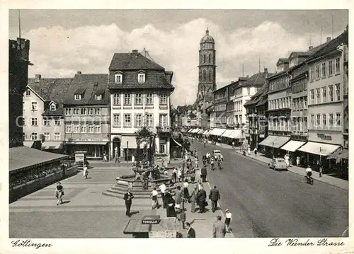 AK / Ansichtskarte Goettingen Niedersachsen Weender Strasse  Kat. Goettingen