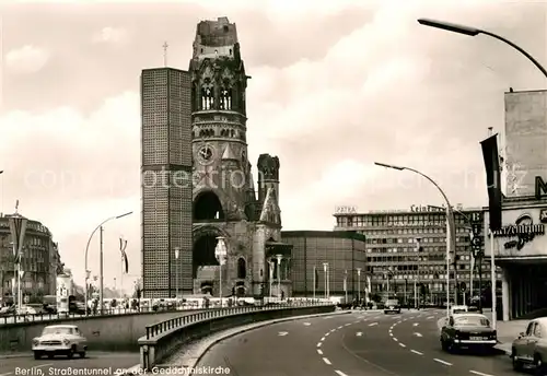 AK / Ansichtskarte Berlin Strassentunnel Gedaechtniskirche  Kat. Berlin