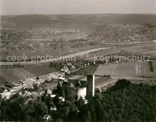 AK / Ansichtskarte Gundelsheim Neckar Fliegeraufnahme Schloss 