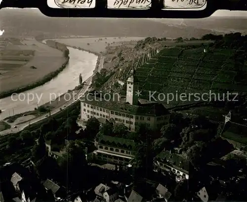 AK / Ansichtskarte Gundelsheim Neckar Fliegeraufnahme Schloss Horneck