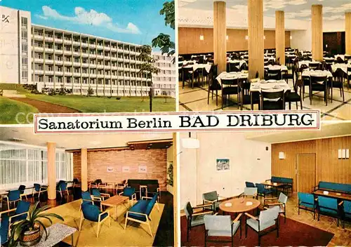 AK / Ansichtskarte Bad Driburg Sanatorium Berlin Kat. Bad Driburg