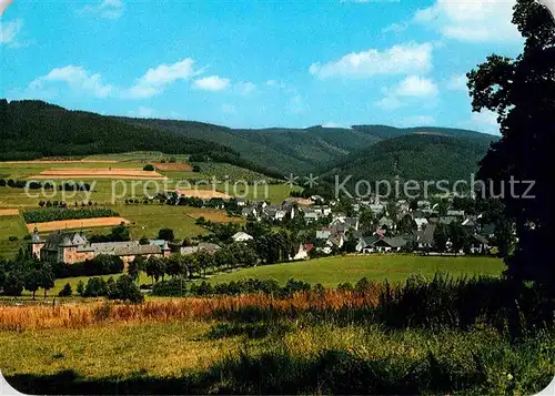 AK / Ansichtskarte Oberhundem Panorama Luftkurort Kat. Kirchhundem