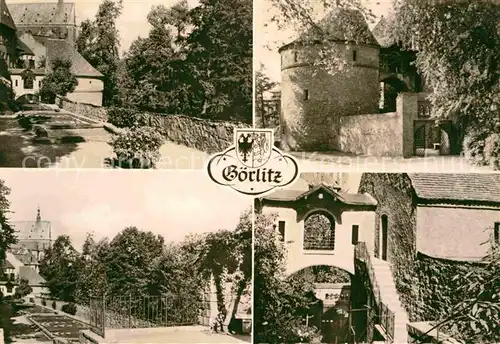 AK / Ansichtskarte Goerlitz Sachsen Ochsenzwinger Anlagen innerhalb der Stadtmauer Kat. Goerlitz