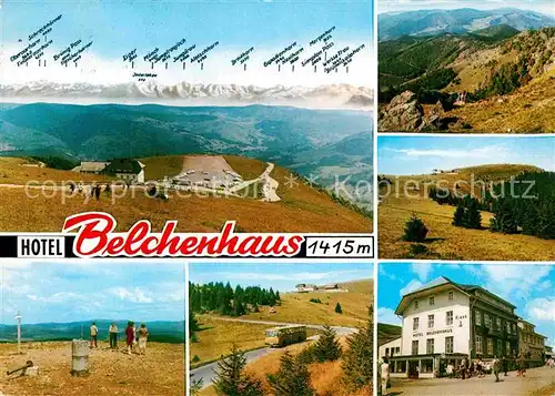 AK / Ansichtskarte Schoenau Schwarzwald Hotel Belchenhaus Kat. Schoenau im Schwarzwald