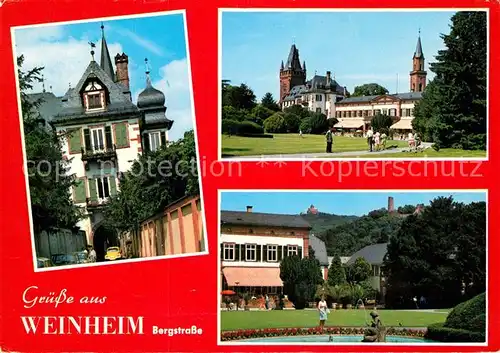 AK / Ansichtskarte Weinheim Bergstrasse Im Schlosspark Kat. Weinheim