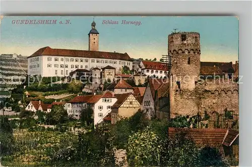 AK / Ansichtskarte Gundelsheim Neckar Schloss Hornegg 