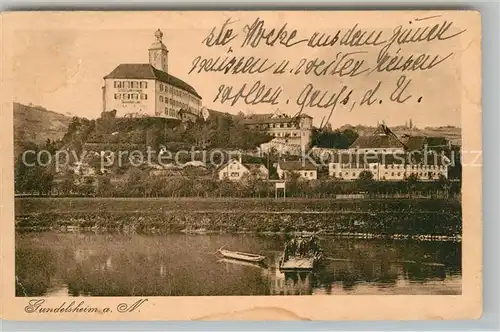 AK / Ansichtskarte Gundelsheim Neckar Schloss Hornegg