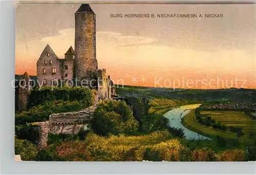 AK / Ansichtskarte Neckarzimmern Burg Hornberg Kat. Neckarzimmern