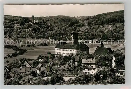 AK / Ansichtskarte Gundelsheim Neckar Schloss Horneck und Schloss Guttenberg 

