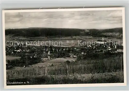 AK / Ansichtskarte Gundelsheim Neckar Gesamtansicht 