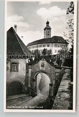 AK / Ansichtskarte Gundelsheim Neckar Sanatorium Schloss Horneck