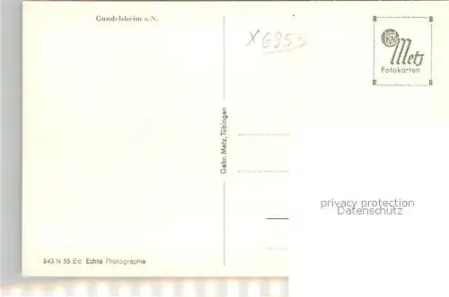 AK / Ansichtskarte Gundelsheim Neckar Panorama 