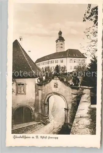 AK / Ansichtskarte Gundelsheim Neckar Schloss Horneck Portal