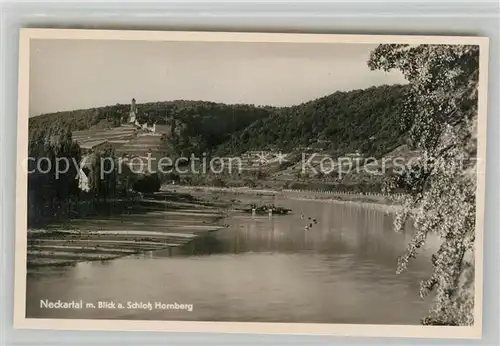 AK / Ansichtskarte Gundelsheim Neckar Blick zur Schloss Hornberg