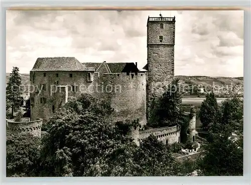 AK / Ansichtskarte Neckarmuehlbach Burg Guttenberg Teilansicht  Kat. Hassmersheim