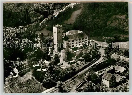 AK / Ansichtskarte Neckarmuehlbach Fliegeraufnahme Burg Guttenberg  Kat. Hassmersheim