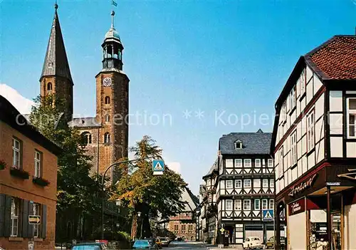 AK / Ansichtskarte Goslar An der Marktkirche Fachwerkhaeuser Kat. Goslar