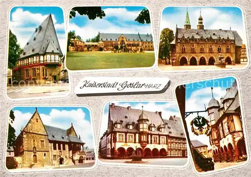 AK / Ansichtskarte Goslar Teilansichten Historische Gebaeude Kat. Goslar