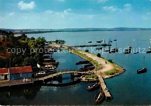 AK / Ansichtskarte Steinhude Meer Promenade Steinhuder Meer Fliegeraufnahme