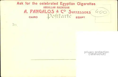 AK / Ansichtskarte Zigarette Werbung aegypten Abdallah Rachouan  Kat. Genussmittel