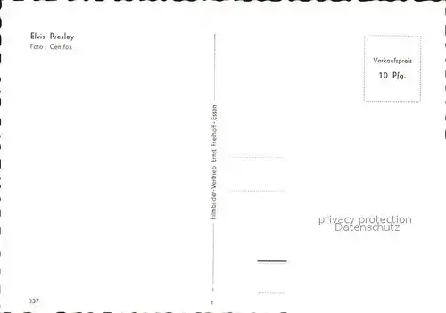 AK / Ansichtskarte Persoenlichkeiten Elvis Presley  Kat. Persoenlichkeiten