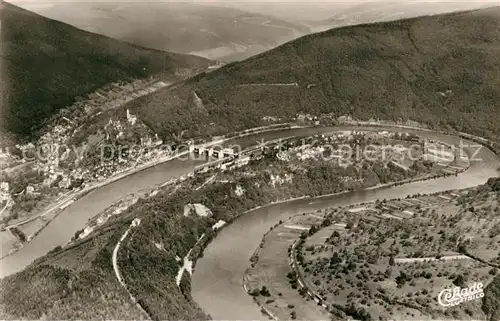 AK / Ansichtskarte Hirschhorn Neckar Fliegeraufnahme Neckarschleife Kat. Hirschhorn (Neckar)