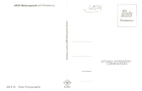 AK / Ansichtskarte Neckargerach Panorama mit Minneburg Kat. Neckargerach