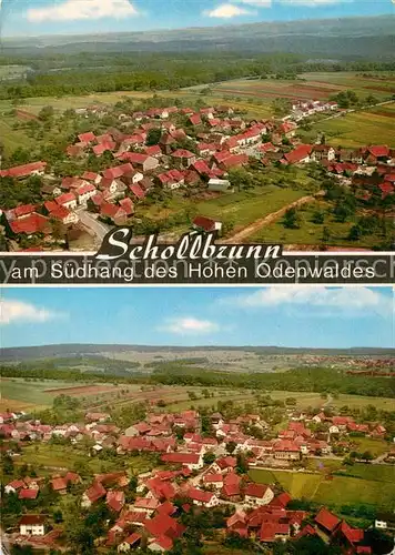 AK / Ansichtskarte Schollbrunn Waldbrunn Panorama Fliegeraufnahme Kat. Waldbrunn