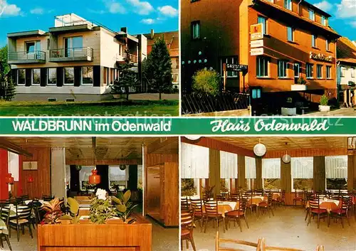 AK / Ansichtskarte Waldbrunn Odenwald Pension Odenwald Kat. Waldbrunn