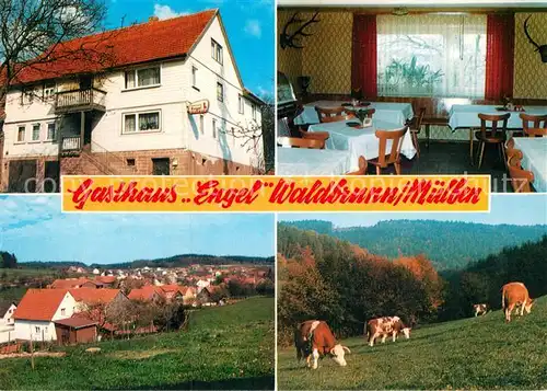 AK / Ansichtskarte Waldbrunn Odenwald Gasthaus Engel  Kat. Waldbrunn