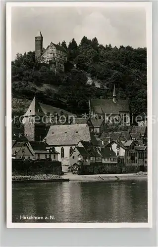 AK / Ansichtskarte Hirschhorn Neckar Teilansicht  Kat. Hirschhorn (Neckar)