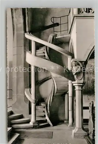 AK / Ansichtskarte Hirschhorn Neckar Wendeltreppe in der Klosterkirche Kat. Hirschhorn (Neckar)