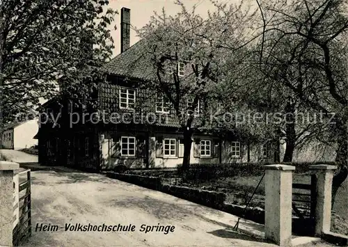 AK / Ansichtskarte Springe Deister Heim Volkshochschule Kat. Springe