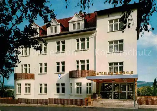 AK / Ansichtskarte Bad Wildungen Sanatorium Windhuk Kat. Bad Wildungen