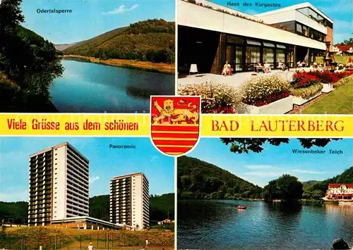 AK / Ansichtskarte Bad Lauterberg Wiesenbeker Teich Panoramic Odertalsperre  Kat. Bad Lauterberg im Harz