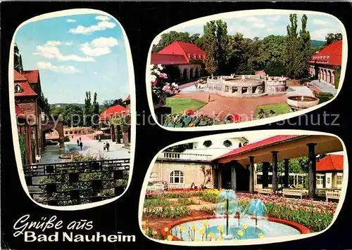 AK / Ansichtskarte Bad Nauheim Sprudelhof Wandelgang Wasserspiel  Kat. Bad Nauheim