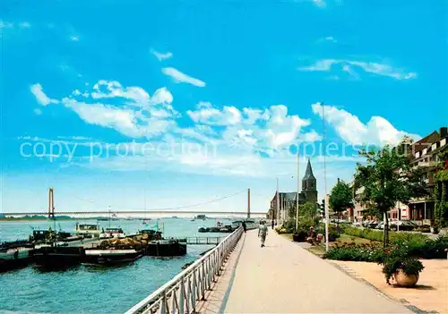 AK / Ansichtskarte Emmerich Rhein Rheinpromenade Bruecke  Kat. Emmerich am Rhein