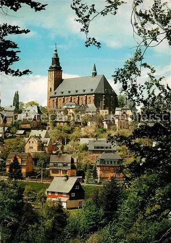 AK / Ansichtskarte Schneeberg Erzgebirge St. Wolfgangskirche  Kat. Schneeberg