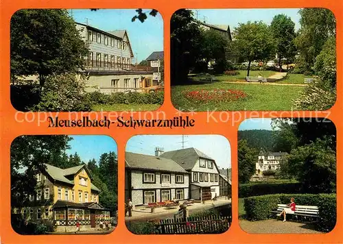 AK / Ansichtskarte Meuselbach Schwarzmuehle FDGB Erholungsheim Parkanlagen Gasthaus Kat. Meuselbach Schwarzmuehle