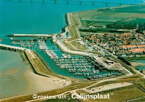 AK / Ansichtskarte Colijnsplaat Hafen Fliegeraufnahme Kat. Colijnsplaat