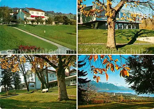 AK / Ansichtskarte Jongny Hotel du Leman Panorama Genfersee Alpen Kat. Jongny