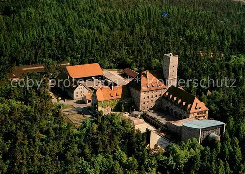 AK / Ansichtskarte Ebermannstadt Jugendhaus Burg Feuerstein Fliegeraufnahme Kat. Ebermannstadt